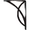 Ekena Millwork Miller Wrought Iron Bracket, (Triple center brace), Antiqued Bronze 2"W x 5 1/2"D x 8"H BKTM02X05X08TMIABZ - alternate 4